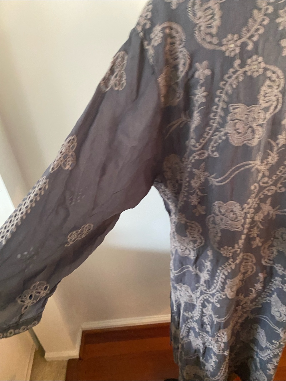 Johnny Was XL semi-sheer dress/tunic - Picture 7 of 9